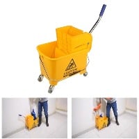 Heavy Duty Single Mop Wringer Trolley 20L for Cleaning and Mopping